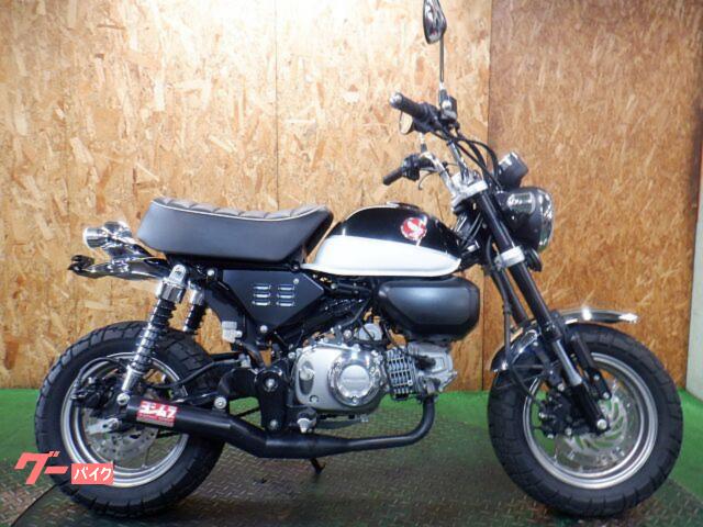 モンキー１２５　パールシャイニングブラック　ヨシムラショート管装着車両