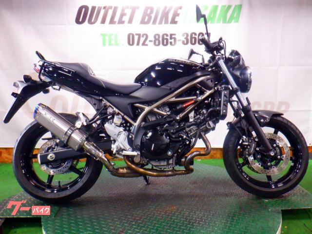 ＳＶ６５０　ＥＴＣ２．０　ＷＲＳ製マフラー　バクスター製シート　パフォーマンスダンパー　ハンドルカスタム　純正スペアキーカバー付き
