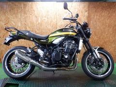 カワサキ　Ｚ９００ＲＳ　２０２２年モデル　キャンディトーングリーン　ワンオーナー車両　エンジンガード　リアキャリア　ハンドルカスタム