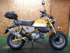 ホンダ　モンキー１２５　ＡＢＳ標準装備モデル　タケガワマフラー　シフトインジケーター　リアボックス　ＵＳＢ　スマホホルダー