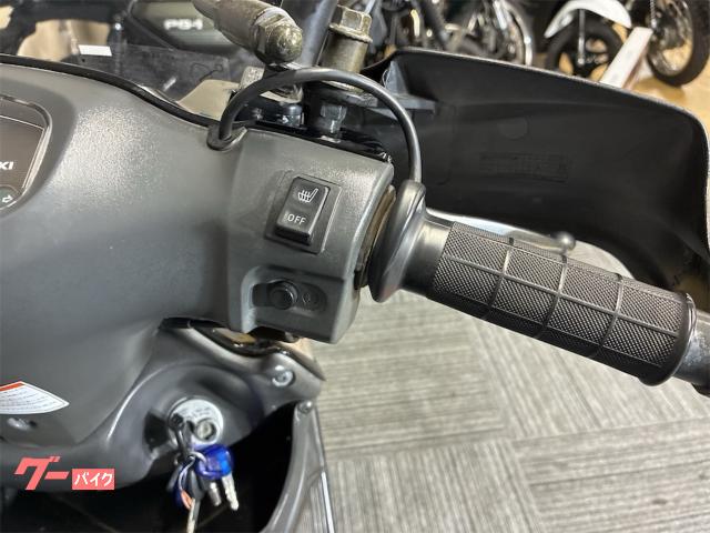 商談成立！アドレスV125Gリミテッド(純正グリップヒーター、シートヒーター付き)K9 エンジン絶好調。サーフキャリア付き　フレーム下部に錆 商談成立！アドレスV125Gリミテッド(純正グリップヒーター、シート