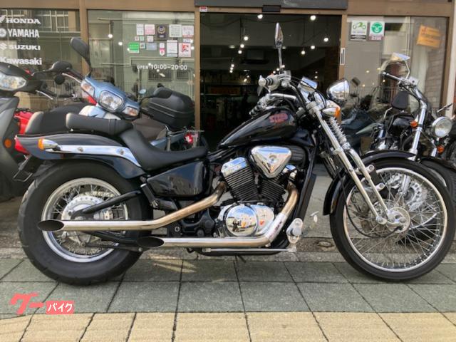 スティード４００ＶＬＳスプリンガー　ハリケーンスラッシュカットマフラー　前後タイヤ・バッテリー・チェーン新品