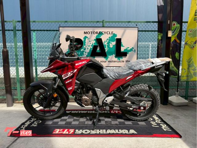 Ｖ−ストローム２５０ＳＸ　ソノマレッドメタリック　油冷・４サイクル・単気筒　／　ＳＯＨＣ・４バルブ　燃料タンク容量１２Ｌ