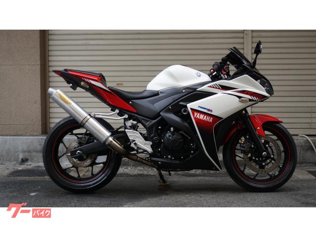 ＹＺＦ−Ｒ２５　ＥＴＣ　フルエキマフラー　フェンダーレス　ステップ　　シングルシートカウル　ハンドル