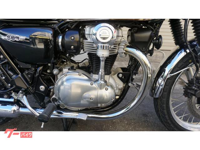 カワサキ W800 大和ステンレスマフラー K＆H本革ミドルシ