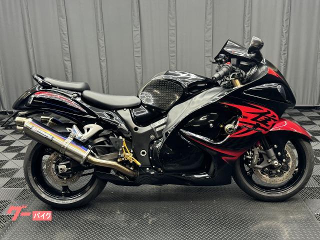 ○中古品○08- GSX1300Rハヤブサ用 ヨシムラ R-77J サイクロン 微笑ましく スリップオンマフラー