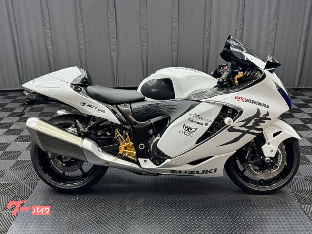 ハヤブサ　重カスタム　カーボンパネル５点　バックステップ　フレームスライダー　スクリーン　シングルシートカウル等多数