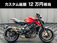 ＭＶ　ＡＧＵＳＴＡ　ドラッグスター８００ロッソ　マットレッド　ＥＴＣ２．０　スマートモニター　ＵＳＢポート　スマホホルダー装着