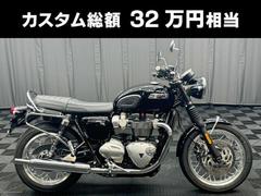 ＴＲＩＵＭＰＨ　ボンネビルＴ１２０　前後純ＯＰＬＥＤウィンカー　グラブレール　パニアレール他　デイトナＳＰモジュール　スマホホルダー　ＥＴＣケース