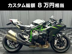 カワサキ　Ｎｉｎｊａ　Ｈ２　カーボン　国内最終型正規　Ａ−ｔｅｃｈラジエターコアガード　プーチフェンダーレス他　車検２年付