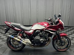 ホンダ　ＣＢ４００Ｓｕｐｅｒ　ボルドール　ＶＴＥＣ　Ｒｅｖｏ　ＳＰ忠男２本出しフルエキ　純正エンジンガード　レバーセット　ＵＳＢポート他