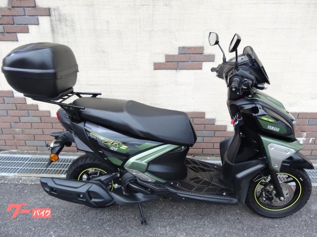 シグナスＲＡＹ　ＺＲ　１２５　ＳｔｒｅｅｔＲａｌｌｙ　ＨＹＢＲＩＤ　アイドリングストップ車　新品バッテリー　ＧＩＶＩ製トップケース