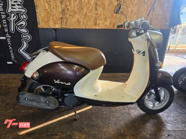 バイク屋さんにて整備点検済み　バッテリー、タイヤ前後、エアフィルター、オイル、プラグ新品　ヤマハ　ビーノ　4スト ヤマハ ビーノ 2005年式 駆動系内分解清掃済み エアクリーナー