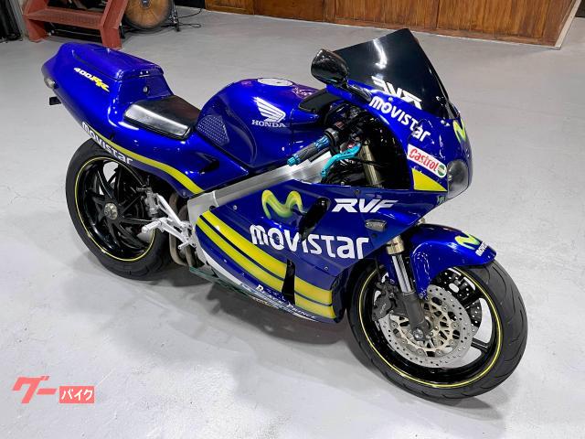 ＲＶＦ４００　後期　Ｖ４　ヤマモトレーシング製マフラー／社外外装／バックステップ／ＥＴＣ装備　４８３３