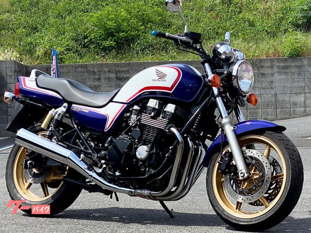 ＣＢ７５０　後期型　社外バーエンド／ＬＥＤヘッドライトバルブ／タンクパッド装備　５２２４