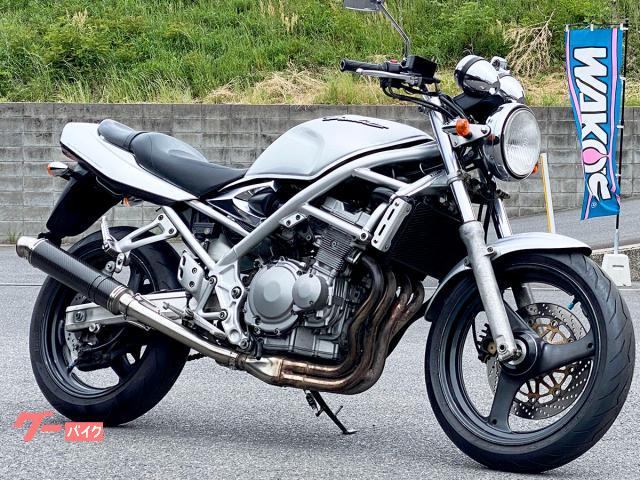 Ｂａｎｄｉｔ２５０　２型　後期　社外スリップオンマフラー／ゴールドチェーン装備　５２２７