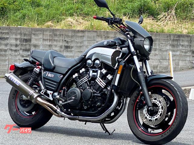 ＶＭＡＸ　ＯＶＥＲ製スリップオンマフラー・ビキニカウル装備　５２１７