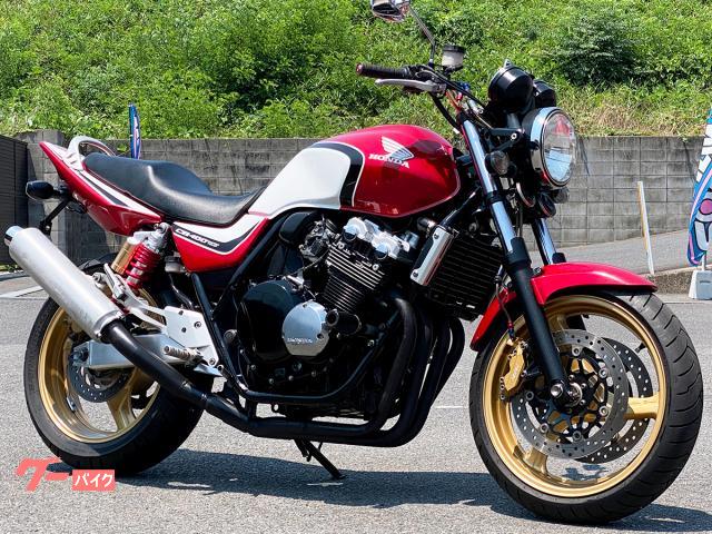 ＣＢ４００Ｓｕｐｅｒ　Ｆｏｕｒ　ＶＴＥＣ　ＳＰＥＣ３　ＳＷＡＧＥＬＩＮＥ製フロントブレーキホース・社外リアフェンレス装備　５３０１