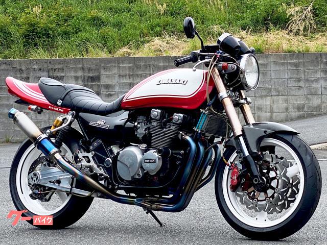 ＺＥＰＨＹＲ４００　社外チタンフルエキ・ＯＨＬＩＮＳ製リアサス・ＢＥＥＴ製バクステ・倒立フォーク装備　５１８６