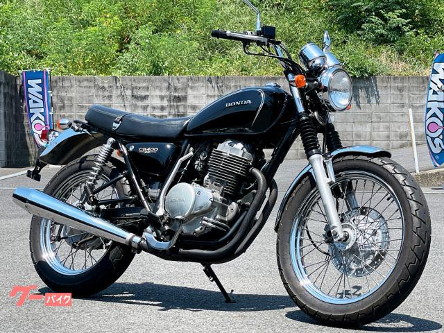 ＣＢ４００ＳＳ　空冷単気筒　社外ミラー装備　５２９２