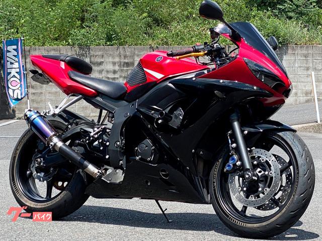 ＹＺＦ−Ｒ６　５ＳＬ　社外スリップオン／バックステップ／セパハン／リアフェンレス装備　５３７２