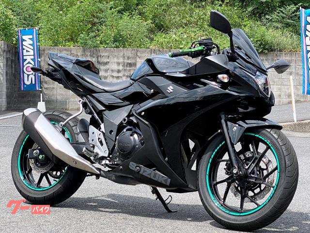 ＧＳＸ２５０Ｒ　社外セパハン・ＵＫ製レバー・リアフェンレスＫＩＴ・ＭＩＴＳＵＢＡ製ＥＴＣ装備　５４０６