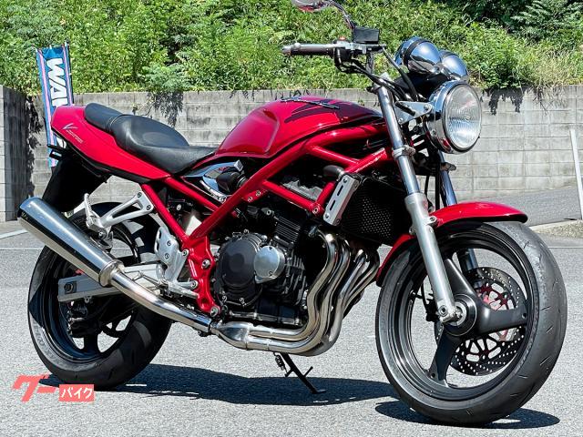 Ｂａｎｄｉｔ２５０Ｖ　後期　ＨＵＲＲＩＣＡＮＥ製ハンドルバー・ＬＥＤシーケンシャルウインカー　装備　５４２３