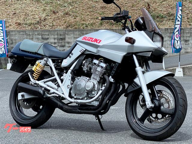 ＧＳＸ２５０Ｓ　ＫＡＴＡＮＡ　ＨＵＲＲＩＣＡＮＥ製セパハン装備・社外スクリーン／ミラー／リアサス　５４４２