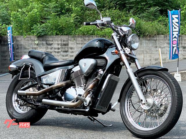 スティード４００　外装類ペイント・社外フルエキマフラー／ハンドルポスト装備　５３９４