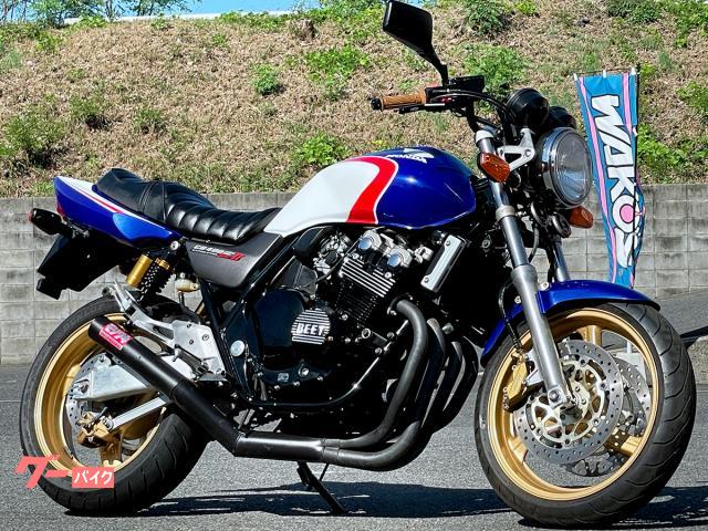 ＣＢ４００Ｓｕｐｅｒ　Ｆｏｕｒ　ＶＴＥＣ　ＳＰＥＣ２　ＭＯＲＩＷＡＫＩ製ショート管マフラー・ＢＥＥＴ製ポイントカバー装備　５４９４