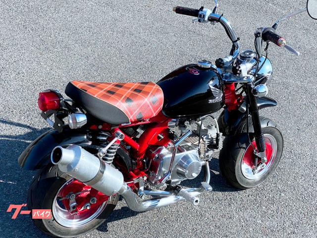 ホンダ モンキー マフラー40周年 最終キャブ仕様 希少モデル 純正 新車外し ホンダ モンキー 40周年スペシャル 社外フルエキマフラー