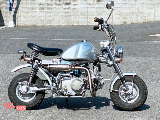 ホンダ モンキー チタンフルエキマフラー・KEIHIN製キャブレター