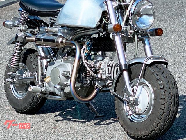ホンダ モンキー チタンフルエキマフラー・KEIHIN製キャブレター