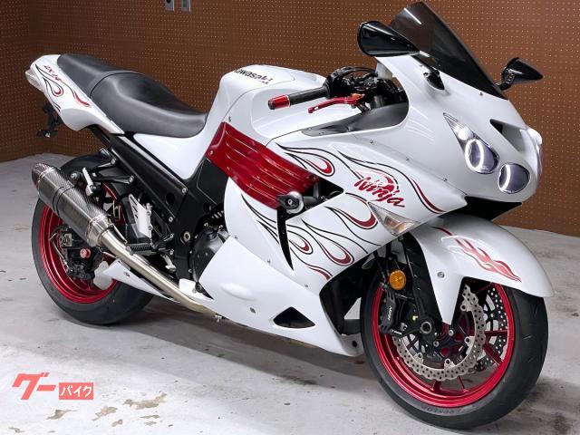 Ｎｉｎｊａ　ＺＸ−１４　社外スリップオンマフラー・ＺＥＲＯ　ＧＲＡＶＩＴＹ製スクリーン装備　Ｎｏ．５７６５