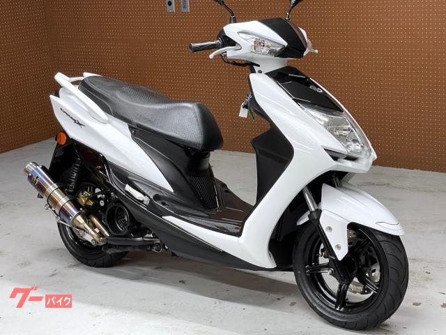 ヤマハ シグナスX SR Fi SP忠男製フルエキゾーストマフラー装備