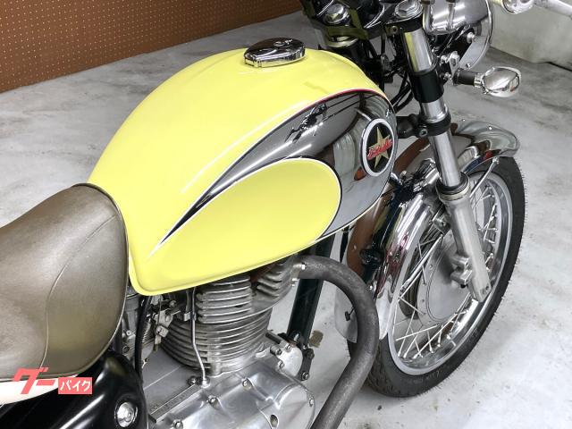カワサキ エストレヤRSカスタム POSH製キャプトンマフラー