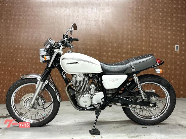 CB400SS タックロール 社外 ホンダ CB400SS 社外スリップオンマフラー・タックロールシート