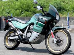 ホンダ　トランザルプ４００Ｖ　ＬｅｏＶｉｎｃｅ製スリップオンマフラー・社外ミラー装備　５３３９