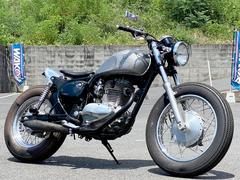 カワサキ　エストレヤＲＳカスタム　アルミタンク風ペイント・社外スリップオン／シート装備　５３６５