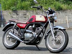 ヤマハ　ＳＲＶ２５０Ｓ　ＨＵＲＲＩＣＡＮＥ製ハンドルバー・社外ミラー／ブレーキホース／テールランプ装備　５３９３