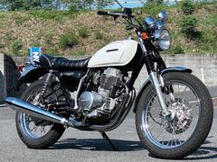ホンダ　ＣＢ４００ＳＳ　空冷単気筒　社外シート装備　５５１２