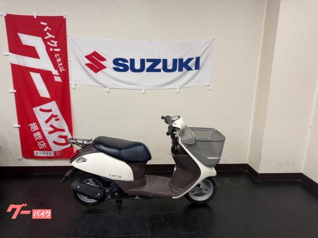 スズキ　レッツ　中古実動美車　2021年式　ピカピカ車両　走行距離少なめ　バッテリーフル充電済　オイル交換後渡し　ナンバー登録書類有 スズキ レッツ 2021年モデル バッテリー新品｜ライトニング練馬店