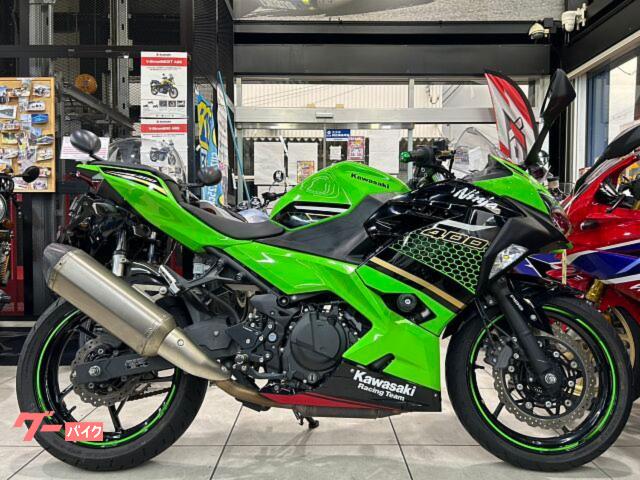 Ｎｉｎｊａ　４００　ＥＸ４００Ｇ　マフラー　バックステップ　フェンダーレス　レバー　マルチバー　ＥＴＣ　ライムグリーン
