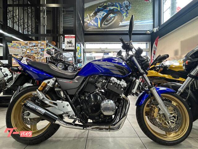 ＣＢ４００Ｓｕｐｅｒ　Ｆｏｕｒ　ＮＣ３９　オーリンズリアサス　マフラー　ミラー　ブルー　ネイキッド　４気筒