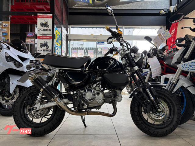 モンキー１２５　ホンダ　モンキー１２５　２０２５年　マフラー　フェンダーレス　バーエンド　レバー　シフトポジションセンサ　ステップ