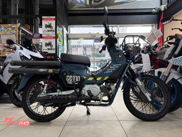 クロスカブ１１０　クロスカブ１１０　ガンクラフトデモカー　カスタムペイント　フェンダーカット　キャリア　ロッドホルダー　ＵＳＢ