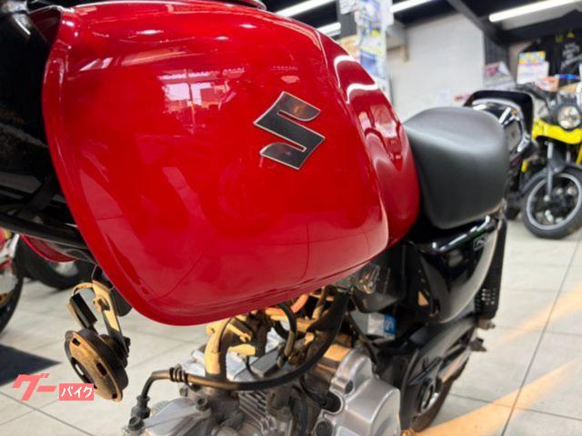 SUZUKI GS50 バイクタンク 赤 スカルデザイン スズキ GS50 スズキ GS50 NA41A リターン4速