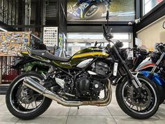 カワサキ　Ｚ９００ＲＳ　ＺＲ９００Ｃ　キャンディトーングリーン　エンジンスライダー　グラブバー　ＥＴＣ