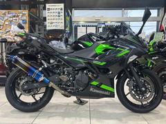 カワサキ　Ｎｉｎｊａ　４００　ＥＴＣ　バックステップ　エンジンスライダー　ＥＶＡＴＥＫマフラー　ハンドルアップキット