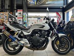ホンダ　ＣＢ４００Ｓｕｐｅｒ　Ｆｏｕｒ　ＶＴＥＣ　Ｒｅｖｏ　ＮＣ４２　フルエキマフラー　グリップヒーター　シフトインジケーター　パールサン